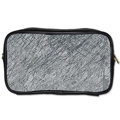 Gray Pattern Toiletries Bags 2-side by Valentinaart