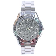 Gray Pattern Stainless Steel Analogue Watch by Valentinaart