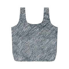 Gray Pattern Full Print Recycle Bags (m) 