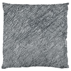 Gray Pattern Large Flano Cushion Case (two Sides)