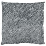 Gray pattern Large Flano Cushion Case (Two Sides) Front