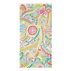 Hippie Flowers Pattern, Pink Blue Green, Zz0101 Shower Curtain 36  X 72  (stall) by Zandiepants