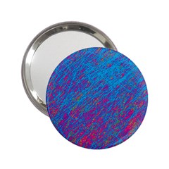 Blue Pattern 2 25  Handbag Mirrors