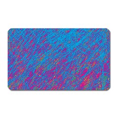 Blue Pattern Magnet (rectangular)