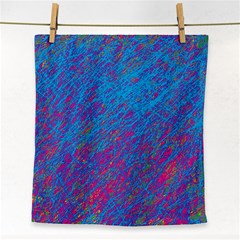 Blue Pattern Face Towel