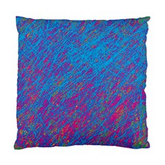 Blue Pattern Standard Cushion Case (two Sides) by Valentinaart