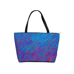 Blue Pattern Shoulder Handbags