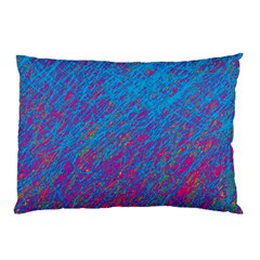 Blue Pattern Pillow Case (two Sides)