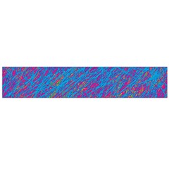 Blue Pattern Flano Scarf (large)