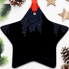 Dark Scene Illustration Ornament (Star) 