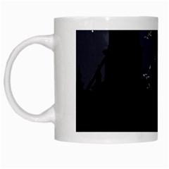 Dark Scene Illustration White Mugs