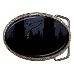 Dark Scene Illustration Belt Buckles