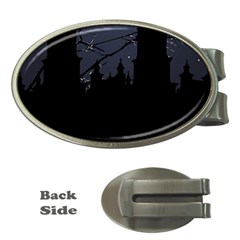 Dark Scene Illustration Money Clips (Oval) 