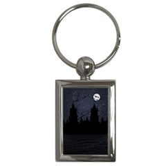 Dark Scene Illustration Key Chains (Rectangle) 