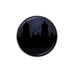 Dark Scene Illustration Hat Clip Ball Marker