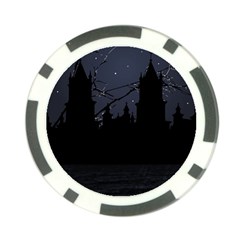 Dark Scene Illustration Poker Chip Card Guards