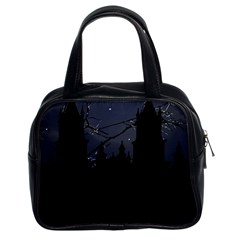 Dark Scene Illustration Classic Handbags (2 Sides) by dflcprints