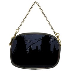 Dark Scene Illustration Chain Purses (One Side) 