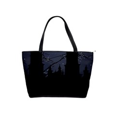 Dark Scene Illustration Shoulder Handbags by dflcprints