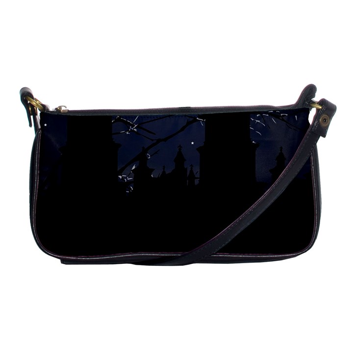 Dark Scene Illustration Shoulder Clutch Bags