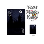 Dark Scene Illustration Playing Cards 54 (Mini)  Front - SpadeQ