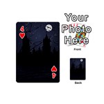 Dark Scene Illustration Playing Cards 54 (Mini)  Front - Heart4