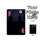 Dark Scene Illustration Playing Cards 54 (Mini)  Front - HeartQ