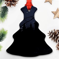 Dark Scene Illustration Ornament (Christmas Tree)