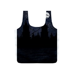 Dark Scene Illustration Full Print Recycle Bags (S) 