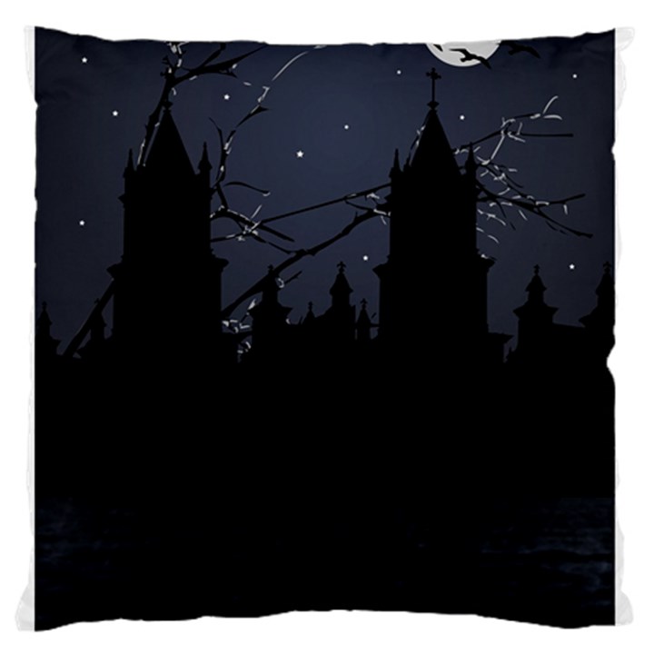 Dark Scene Illustration Standard Flano Cushion Case (Two Sides)