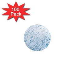 Blue Pattern 1  Mini Magnets (100 Pack) 