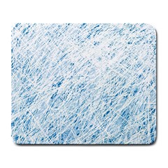 Blue Pattern Large Mousepads by Valentinaart