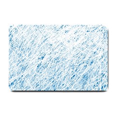 Blue Pattern Small Doormat  by Valentinaart