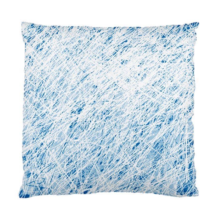 Blue pattern Standard Cushion Case (One Side)