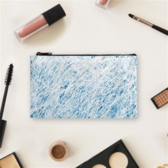 Blue Pattern Cosmetic Bag (small) 