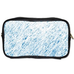 Blue Pattern Toiletries Bags