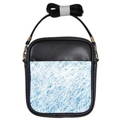 Blue Pattern Girls Sling Bags