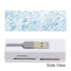 Blue Pattern Memory Card Reader (stick) 