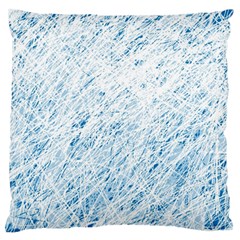 Blue Pattern Standard Flano Cushion Case (one Side)