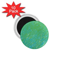 Green Pattern 1 75  Magnets (10 Pack) 