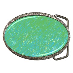 Green Pattern Belt Buckles