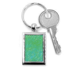 Green Pattern Key Chains (rectangle) 