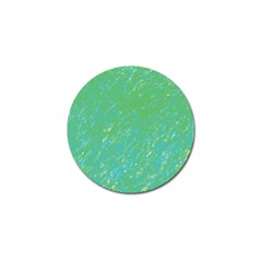 Green Pattern Golf Ball Marker