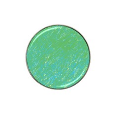 Green Pattern Hat Clip Ball Marker (4 Pack)