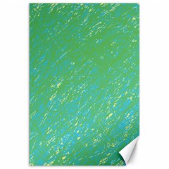 Green Pattern Canvas 20  X 30  