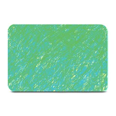 Green Pattern Plate Mats