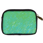 Green pattern Digital Camera Cases Back