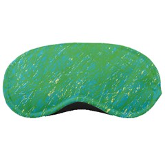 Green Pattern Sleeping Masks