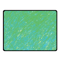 Green Pattern Fleece Blanket (small) by Valentinaart