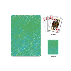 Green Pattern Playing Cards (mini) 